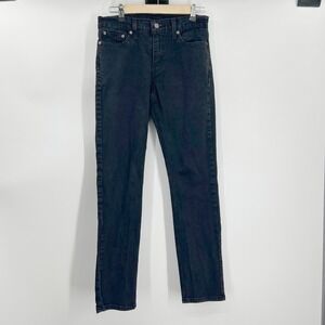 Levis 511 Slim Fit Black Denim Jeans W29 L32 Mens Womens Unisex